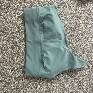 Teal One-Shoulder Sports Bra